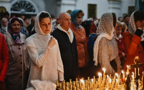 Светлое Христово Воскресение встретили на приходе Троицкого собора фото 17