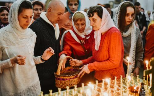 Светлое Христово Воскресение встретили на приходе Троицкого собора фото 45