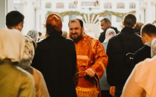 Светлое Христово Воскресение встретили на приходе Троицкого собора фото 48