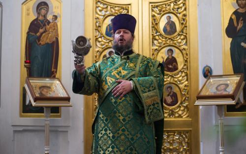 На приходе Троицкого собора молитвенно встретили престольный праздник фото 19