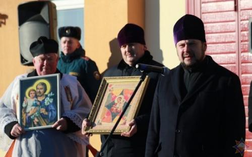 В Дятлово торжественно открыли здание районного отдела МЧС
