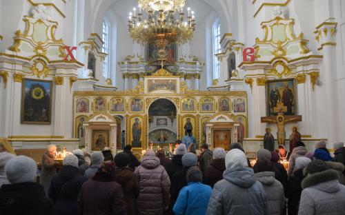 ФОТОФАКТ. Праздник Сретения Господня на приходе Троицкого собора г. Слонима фото 3