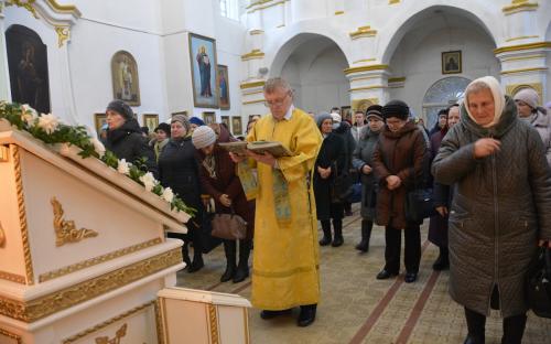 ФОТОФАКТ. Праздник Сретения Господня на приходе Троицкого собора г. Слонима фото 6