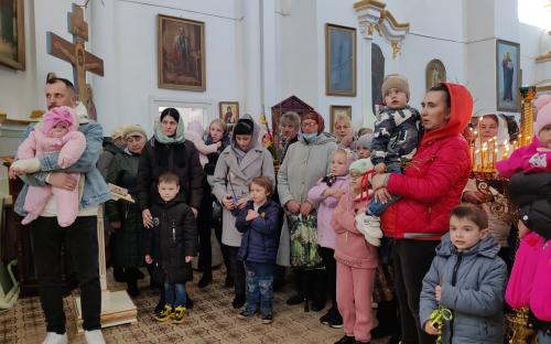 Вербное воскресенье на приходе Троицкого собора г. Слонима фото 26