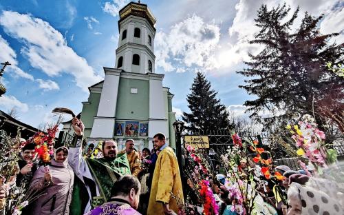 Вербное воскресенье на приходе Троицкого собора г. Слонима фото 29
