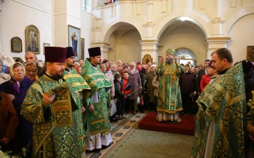 Божественная литургия в Вербное Воскресенье фото 1